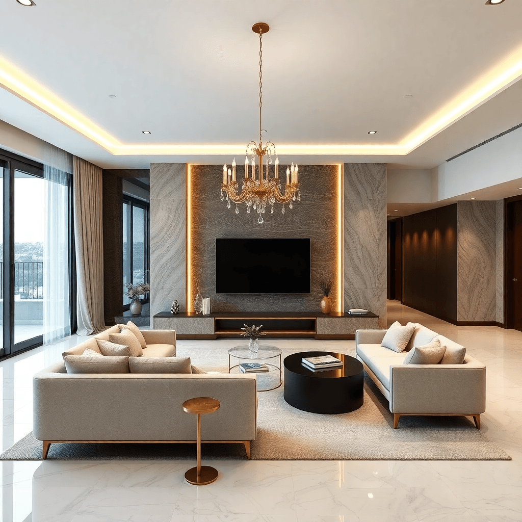 Salon Marry'hair — intérieur élégant avec coiffeuse et miroir